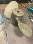Mercury Quicksilver Brass Blade Boat Speed Prop 48 28268A1-17. Fixed Price $60.00.