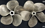 Pair Teignbridge Aquafoil 5-BLADE Nibral Propellers. Used Originals. Fixed Price $3000.00.