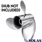 9571-155-17 Solas Rubex Stainless Steel 3-BLADE Propeller Rh, 15.5". Fixed Price $369.99.