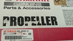 13.75" X 21"M Blades Propeller 6G5-45945-01 Yamaha Rh Alum Dealer Shop Demo. Fixed Price $81.95.
