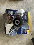 Apollo Blade Stainless Steel Prop 14 5/8 16 Left Hand 993213. Fixed Price $350.00.
