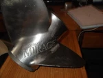 3 Blade Mirage Quicksilver Stainless Steel Propellor 48 18278 A41 17P. Fixed Price $139.95.
