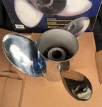 Michigan Wheel Apollo Hubless Stainless Steel Boat Propeller 13-7/8 X 23P. Fixed Price $299.99.