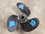 Aluminum 10" X 12P Michigan Wheel Propeller, 012045, Omc Evinrude Pin Hub, P6107. Fixed Price $45.00.