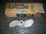 Michigan Propellers PC-9 Aluminum 8" 5" 2-BLADE New Box PC9 072022. Fixed Price $19.99.
