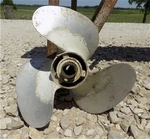 Blade Johnson Evinrude Omc Boat Propeller, 10X11 307318 Aluminum. Fixed Price $59.00.