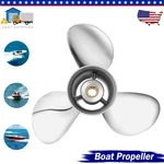 Ss Boat Outboard Propeller 1/4X10 For Suzuki DF8 9.9 15HP Dt 20HP 10SPLINE. Fixed Price $149.59.