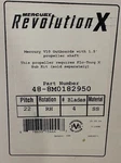 Oem Mercury Rev X Rh 22 Pitch Blade Stainless Steel Propeller 48-8M0182950. Fixed Price $1169.95.
