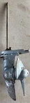 Evinrude Model E2RCSM Lower Unit 389066 With Propeller And Driveshaft. Fixed Price $195.00.