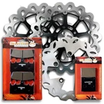 Fr+r Stainless Steel Brake Rotors+pads For Suzuki GSX1300 Hayabusa (1999-2007). Fixed Price $173.32.