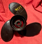 Wheel 9.75 X 5.5 032137 Aluminum Propeller For Mercury Mariner 6-15HP (K551). Fixed Price $65.00.