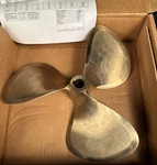Nos Federal Right Hand Nibral Boat Propeller 13" X Pitch With 1" Bore 310660. Fixed Price $499.99.
