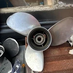 Stainless Steel Prop For Yamaha 15 Spline. Fixed Price $75.00.