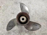 13" X 19P Omc Evinrude Johnson Stainless Propeller, 384142, Spline Hub, P8520. Fixed Price $115.00.
