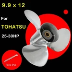 Stainless Steel Propeller 9.9X12 For Tohatsu 25HP 30HP Outboard Motor 10TOOTH. Fixed Price $189.99.