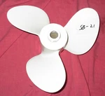 Wheel PR-109 12.5 X 16 Aluminum Prop Evinrude Johnson 100HP 1966-68 (58-21). Fixed Price $145.00.