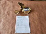 Re-conditioned Rh Ni-bral 13" X 13P Michigan/federal Super Cup Prop, 1", P6634. Fixed Price $420.00.