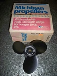Michigan Propellers 062016 Aluminum 9.5" X 9" 3-BLADE New. Fixed Price $78.99.