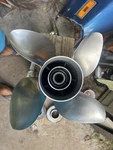 Four Blade Stainless Steel Boat Propeller 14.5X19 By Powertech. Fixed Price $400.00.