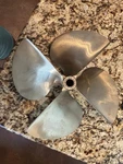 Acme 14.5 X 13.75 Inboard Propeller Left Hand Nibral Cupped Splined Bore Blade. Fixed Price $475.00.