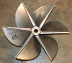 18.5 X New Rolla Twin Disc Blade Lh Stainless 26.75P Propeller K14. Fixed Price $2500.00.