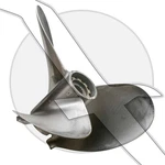 Mercury Marine 24 Pitch Chopper Stainless Steel Propeller 48-77320A5 13368A62. Fixed Price $699.99.