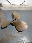 Vintage Michigan Propeller Smc 54 Brass Blade Fin 9 Bore 3/4 Keyed. Fixed Price $45.00.