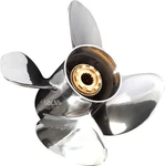 Hr TITAN4 (d) 40-140 Hp Mercury/mariner/force 13.3 X 15 4-BLADE Stainless Prop. Fixed Price $436.99.