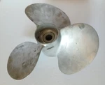 Vintage 13" Michigan Smc 292 3-BLADE 17-SPLINE Aluminum Boat Prop H231. Fixed Price $28.99.