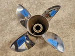Lh Blade 1/4" X 29P Mercury Racing Bravo Labbed Prop, 48-831915, P10960. Fixed Price $1125.00.