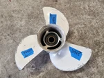 Aluminum 5/8" X 13P Yamaha Propeller, 13-K, 13K, 4.25", P10995. Fixed Price $25.00.