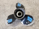 Aluminum 13 3/4" X 15P Quicksilver Black Diamond Prop, 2034P15, Flo Torq, P11008. Fixed Price $19.00.