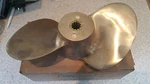 Nos Quicksilver Kiekhaefer Bronze Propeller - Mercury 300, Mk 55, 50 & 35A. Fixed Price $236.94.