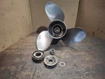 Suzuki Stainless Steel Propeller 1/4 13.25" 99105-00100-16P Rh. Fixed Price $125.00.