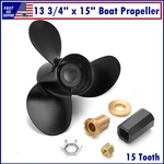 13-3/4 Aluminum Boat Propeller For Mercury 48-77342A45, 13.75"X15" Rh. Fixed Price $89.95.