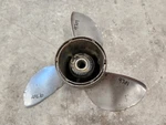 14 1/4" X 21P Omc Evinrude Johnson Ss Propeller, 387520, 15 Spline Hub, P9701. Fixed Price $115.00.