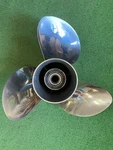 Omc 763951 Stainless Steel Prop Used 13 1/4" X 17" Rh- Very Good Condition. Fixed Price $350.00.