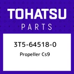 3T5-64518-0 Tohatsu Propeller CS9 3T5645180, New Genuine Oem Part. Fixed Price $248.82.