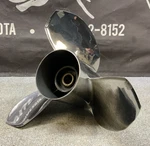 Michigan Wheel 345936 Ballistic Prop 14-1/4 X 25 15 Spline Hub Yamaha Mercury. Fixed Price $300.00.