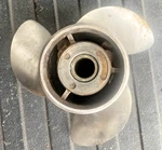 Mercury Outboard 25 Hp Quicksilver Stainless Propeller 48-19644A5. Fixed Price $60.00.