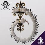 Wyvern Tail Trophy Wall Plaque Dungeons And Dragons Props&beyond D&d. Fixed Price $300.00.