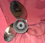 Propco 13 1/2 X 23 Stainless Steel Propeller For Mercury Alpha Bravo (K252). Fixed Price $235.00.