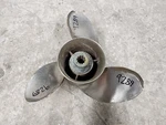 10 3/8" X 13P Quicksilver Ss Prop, 48-19644-13, Spline, Needs Work, P9289. Fixed Price $36.00.