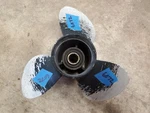Aluminum 11.1" X 13P Solas Amita Propeller, 4311-111-13, Suzuki Spline, P6072. Fixed Price $12.00.