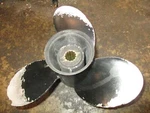 Mercury 70HP Stroke Outboard Aluminum Propeller (48-85632-11P). Fixed Price $35.00.