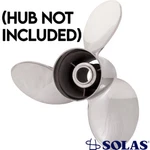 15.5 17P Stainless Steel Propeller Fits Mercruiser Mercury 3 Blades Lh Rubex. Fixed Price $616.33.