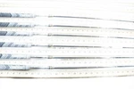 True Temp Dyn Gold X100 130G X-stiff 34.5"-37" 6P Iron Shaft Set Pulls 6379. Fixed Price $161.96.