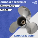 Stainless Steel Outboard Propeller 9-7/8 X 14 For Yamaha Engines 20-30HP. Fixed Price $157.22.
