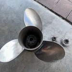 Quicksilver Mirage Stainless Boat Motor Propeller 48-13700-19 Mercury W/hub. Fixed Price $160.00.