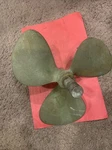 Brass Blade Chris Craft? Propeller 13 Rh 9 N1 Bral 10 72 Grand Rapids Mich.. Fixed Price $175.00.
